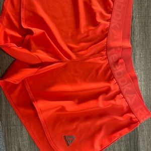 Reebok, Large Orange Speed-wick Athletic shorts